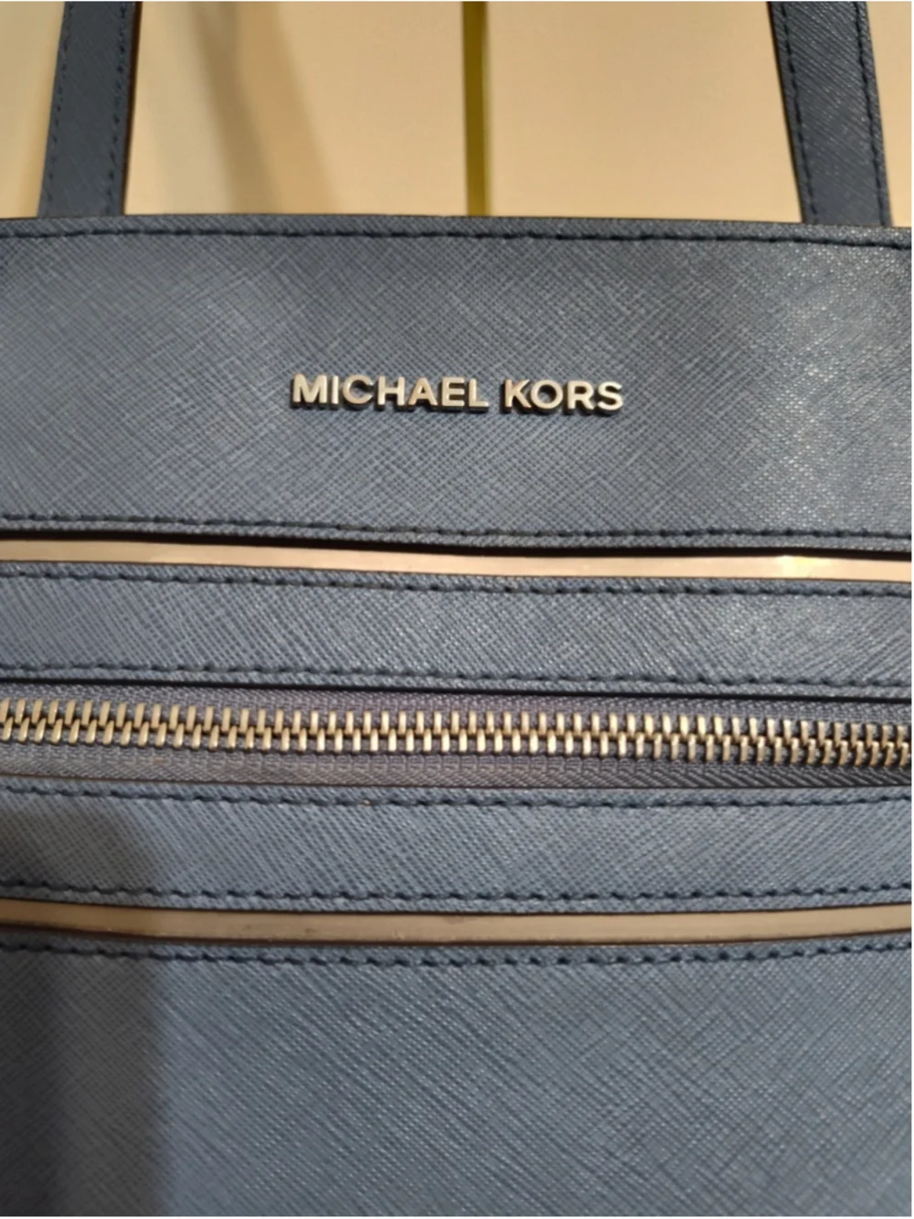 Michael Kors Cornflower Blue Leather Padded Handbag